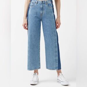 Buffalo David Bitton High Rise Wide leg Cropped/Addison jeans